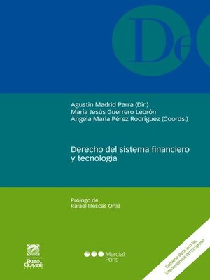 cover image of Derecho del sistema financiero y tecnología